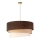 Duolla - Hängeleuchte DEVON 1xE27/40W/230V d 45 cm braun/beige
