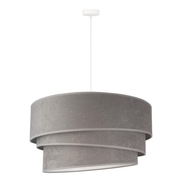 Duolla - Hängeleuchte DEVON 1xE27/40W/230V d 45 cm grau