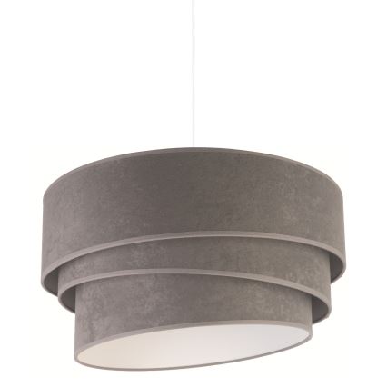Duolla - Hängeleuchte DEVON 1xE27/40W/230V d 45 cm grau