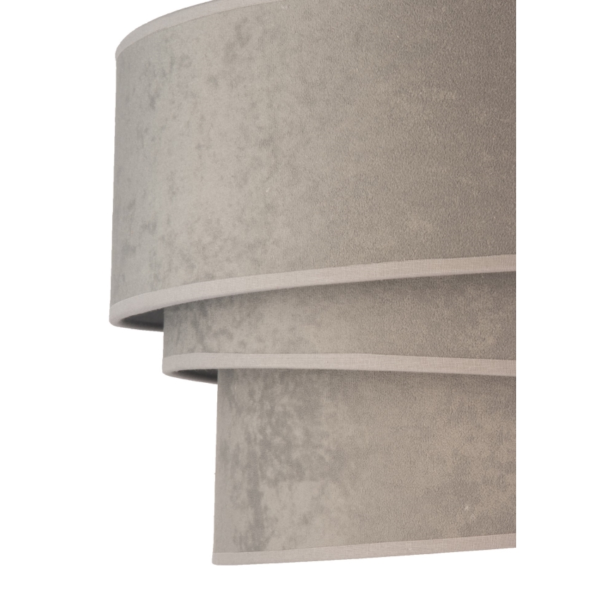 Duolla - Hängeleuchte DEVON 1xE27/40W/230V d 45 cm grau