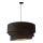 Duolla - Hängeleuchte DEVON 1xE27/40W/230V d 45 cm schwarz/golden