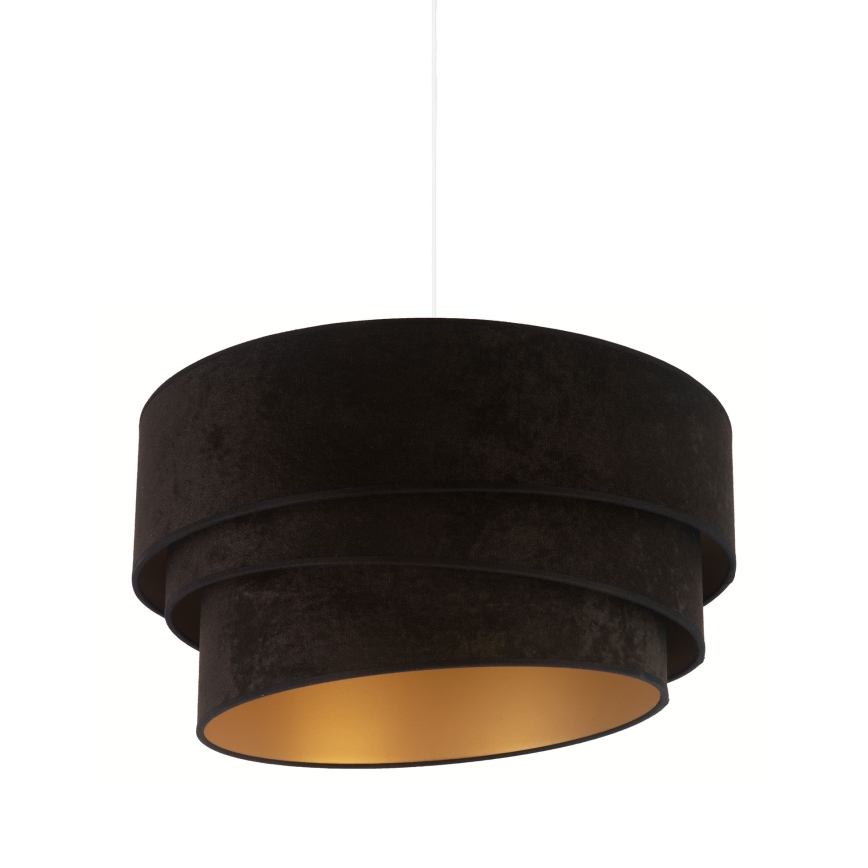 Duolla - Hängeleuchte DEVON 1xE27/40W/230V d 45 cm schwarz/golden