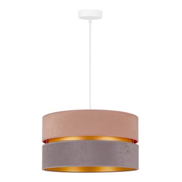 Duolla - Hängeleuchte DUO 1xE27/15W/230V d 40 cm beige und grau