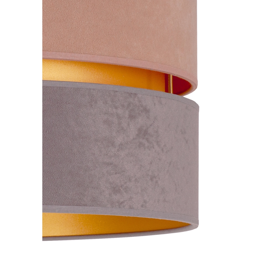Duolla - Hängeleuchte DUO 1xE27/15W/230V d 40 cm beige und grau