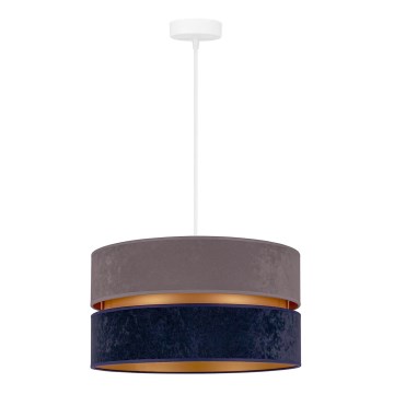 Duolla - Hängeleuchte DUO 1xE27/15W/230V d 40 cm blau