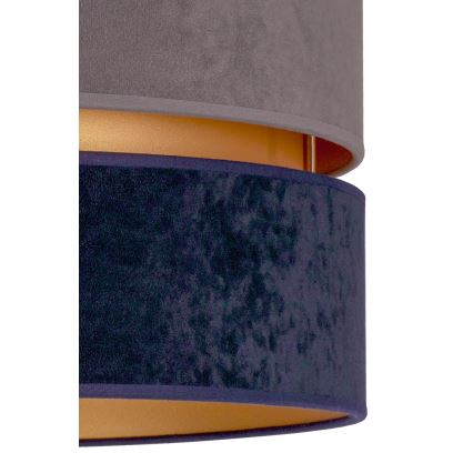 Duolla - Hängeleuchte DUO 1xE27/15W/230V d 40 cm blau
