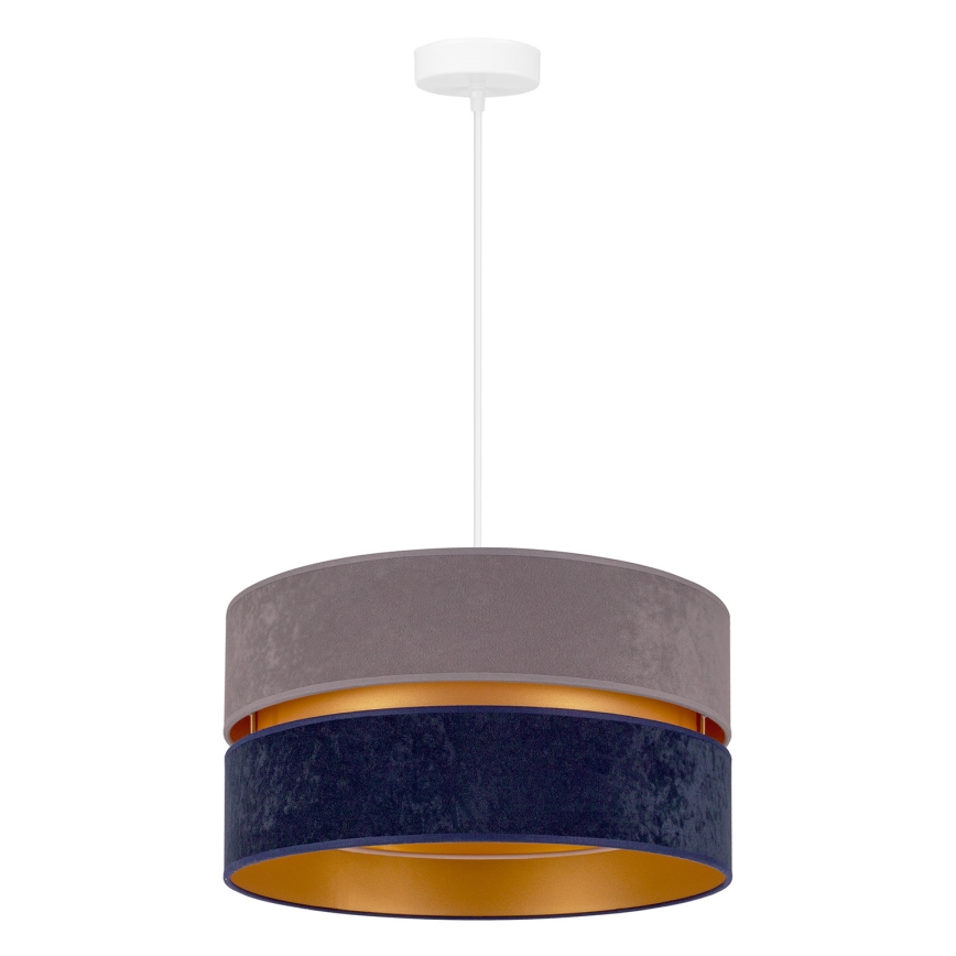 Duolla - Hängeleuchte DUO 1xE27/15W/230V d 40 cm blau