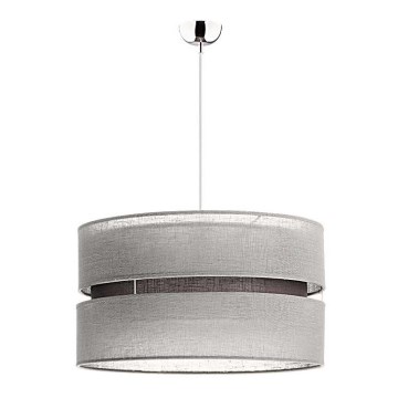 Duolla - Hängeleuchte DUO 1xE27/15W/230V d 40 cm grau