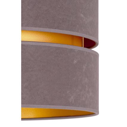 Duolla - Hängeleuchte DUO 1xE27/15W/230V d 40 cm grau