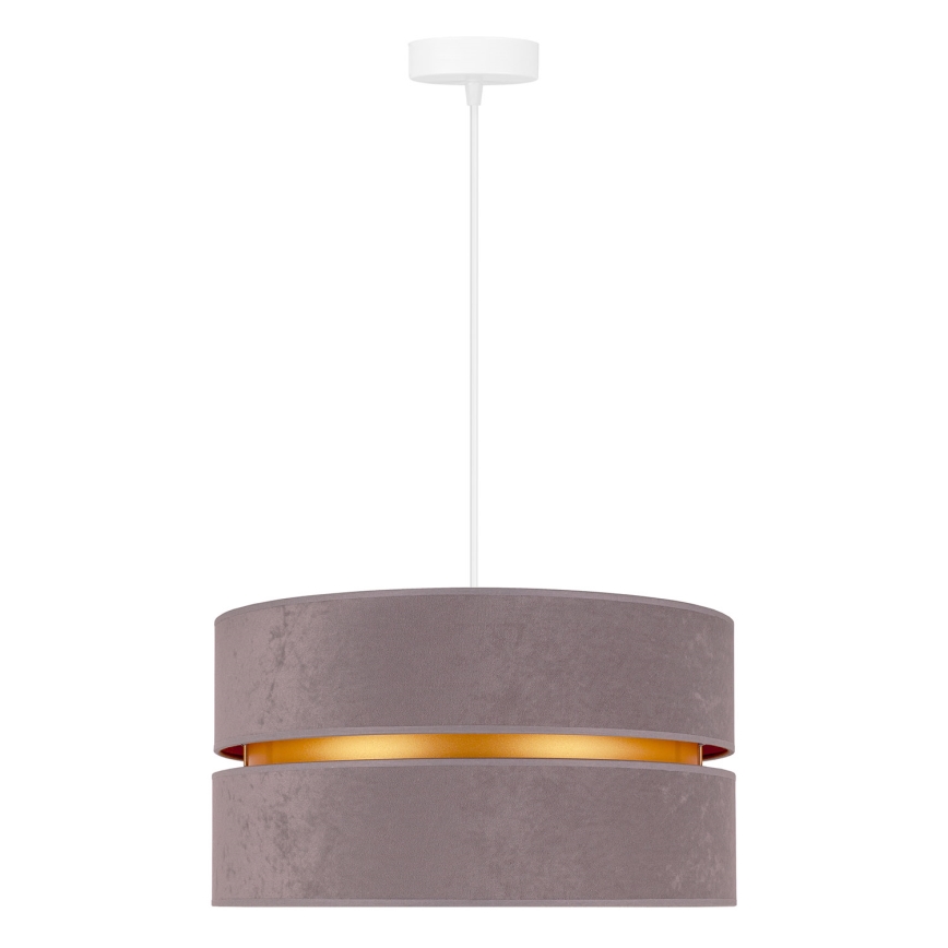 Duolla - Hängeleuchte DUO 1xE27/15W/230V d 40 cm grau
