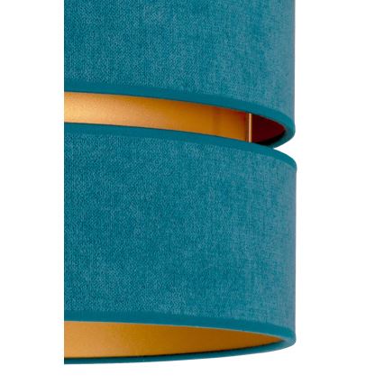 Duolla - Hängeleuchte DUO 1xE27/15W/230V d 40 cm türkisfarben/golden