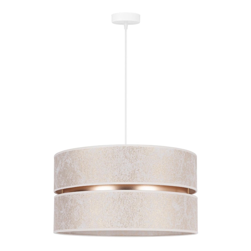 Duolla - Hängeleuchte DUO 1xE27/15W/230V d 40 cm weiß/golden
