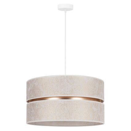 Duolla - Hängeleuchte DUO 1xE27/15W/230V d 40 cm weiß/golden