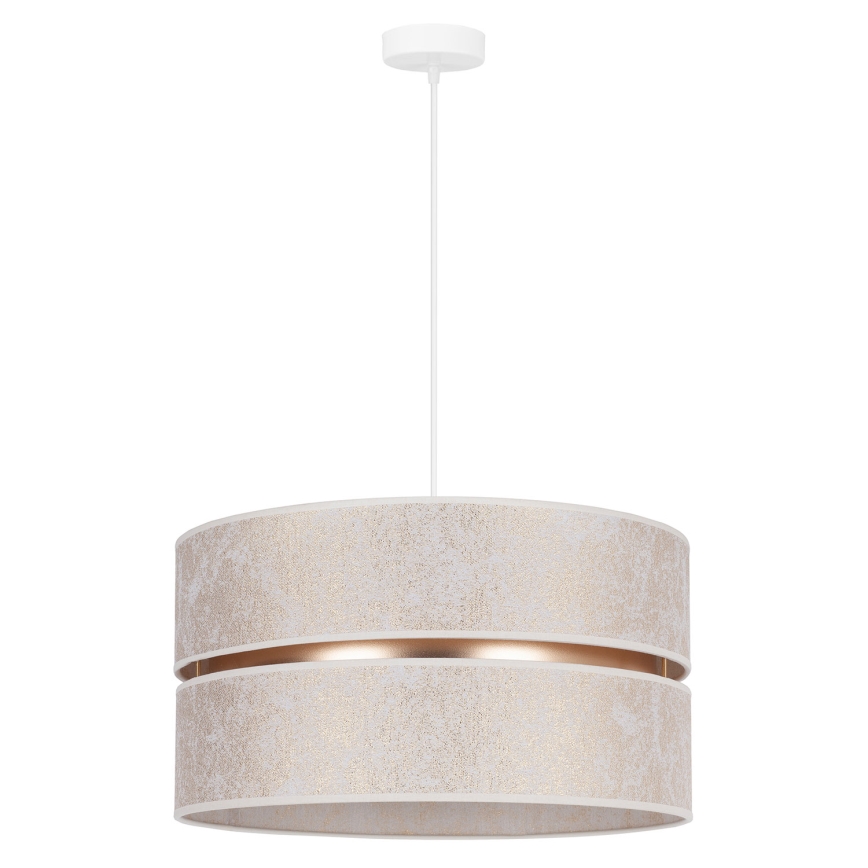 Duolla - Hängeleuchte DUO 1xE27/15W/230V d 40 cm weiß/golden