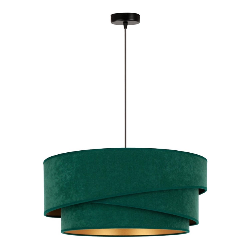 Duolla - Hängeleuchte KOBO 1xE27/15W/230V d 45 cm grün/golden
