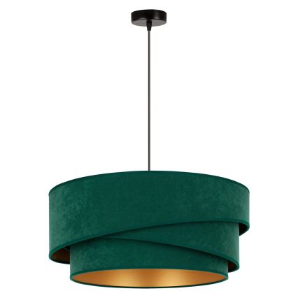 Duolla - Hängeleuchte KOBO 1xE27/15W/230V d 45 cm grün/golden