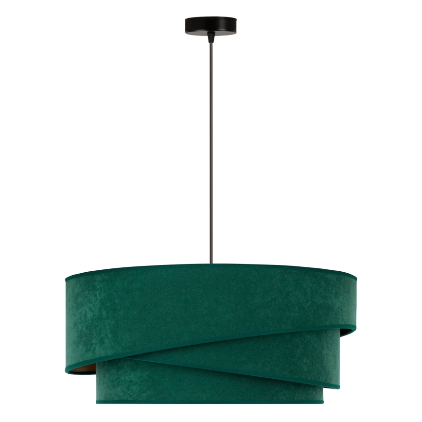 Duolla - Hängeleuchte KOBO 1xE27/15W/230V d 45 cm grün/golden