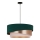Duolla - Hängeleuchte KOBO 1xE27/15W/230V d 45 cm grün/roségolden/cremefarben