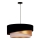 Duolla - Hängeleuchte KOBO 1xE27/15W/230V d 45 cm schwarz/golden/cremefarben
