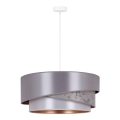 Duolla - Hängeleuchte KOBO 1xE27/15W/230V d 45 cm silbern/golden