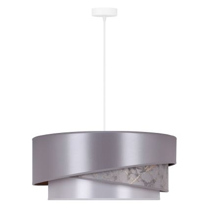 Duolla - Hängeleuchte KOBO 1xE27/15W/230V d 45 cm silbern/golden