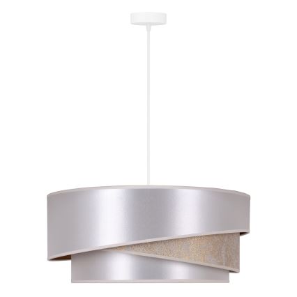 Duolla - Hängeleuchte KOBO 1xE27/15W/230V d 45 cm silbern/golden
