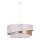 Duolla - Hängeleuchte KOBO 1xE27/15W/230V d 45 cm weiß/roségolden