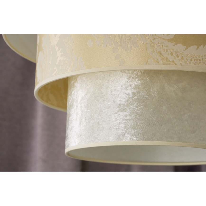 Duolla - Hängeleuchte LUNETA 1xE27/40W/230V d 45 cm cremefarben