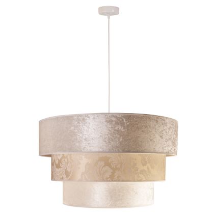 Duolla - Hängeleuchte LUNETA 1xE27/40W/230V d 45 cm cremefarben