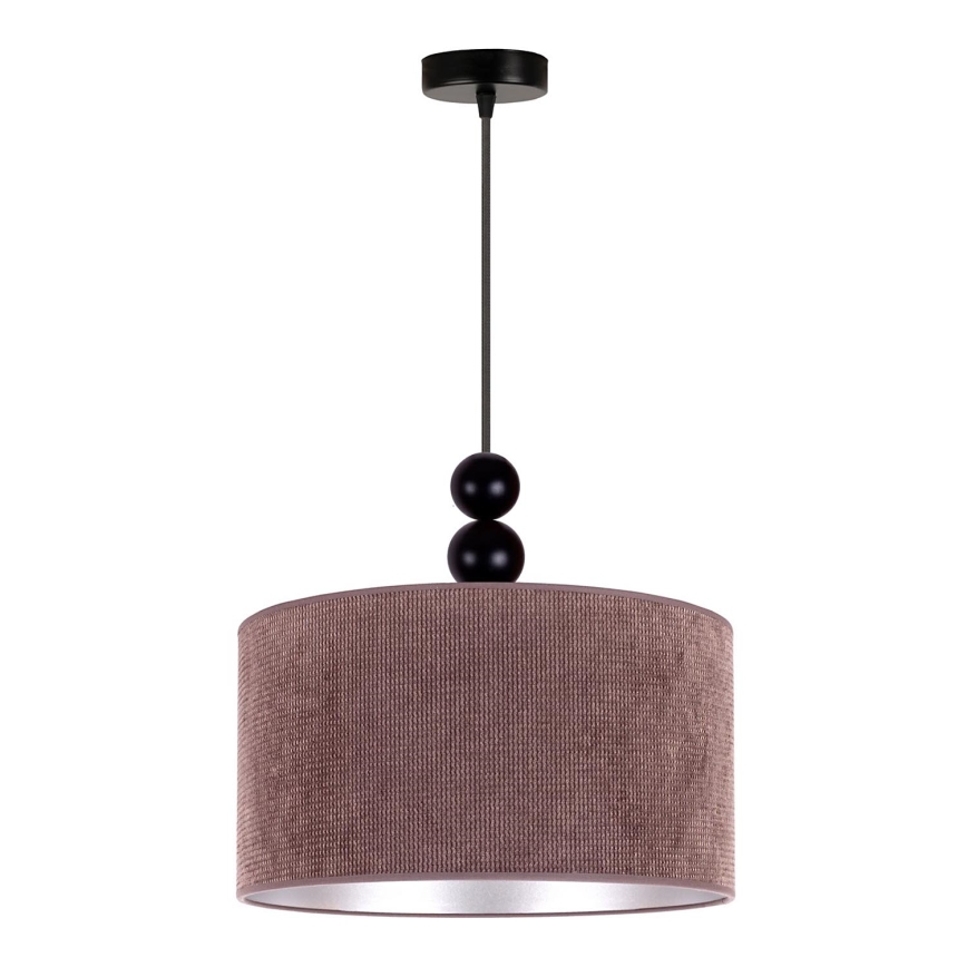 Duolla - Hängeleuchte LYON 1xE27/15W/230V d 40 cm braun