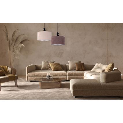 Duolla - Hängeleuchte LYON 1xE27/15W/230V d 40 cm braun