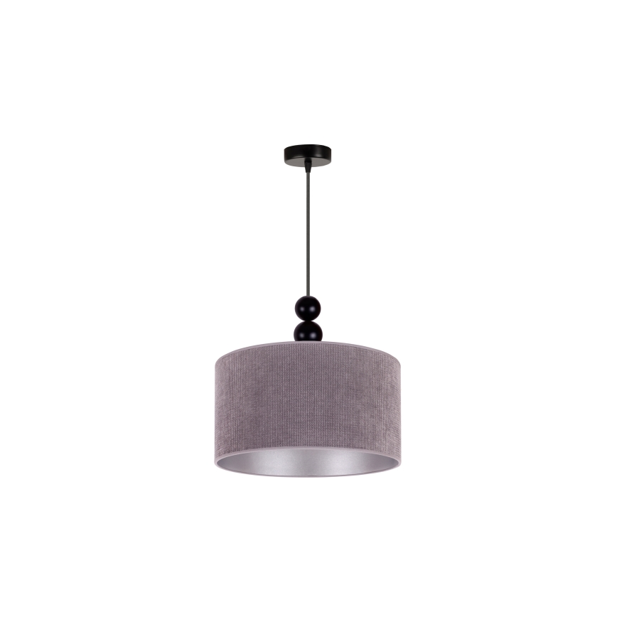 Duolla - Hängeleuchte LYON 1xE27/15W/230V d 40 cm grau