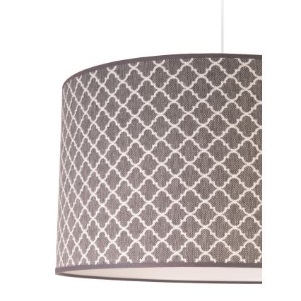Duolla - Hängeleuchte MAROKO 1xE27/40W/230V d 45 cm grau