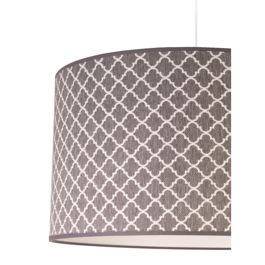 Duolla - Hängeleuchte MAROKO 1xE27/40W/230V d 45 cm grau