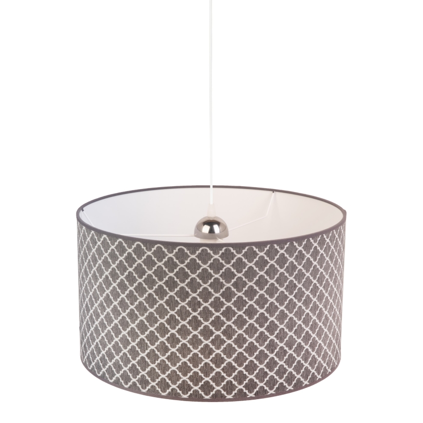 Duolla - Hängeleuchte MAROKO 1xE27/40W/230V d 45 cm grau