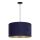Duolla - Hängeleuchte ROLLER 1xE27/15W/230V d 40 cm blau/golden