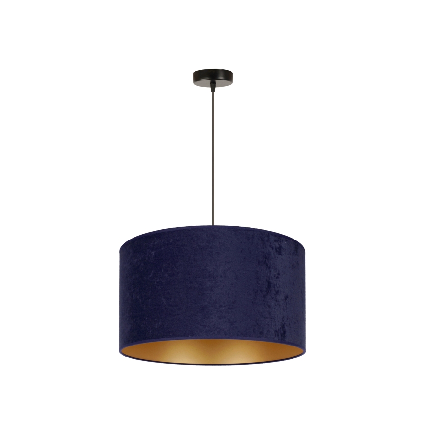Duolla - Hängeleuchte ROLLER 1xE27/15W/230V d 40 cm blau/golden