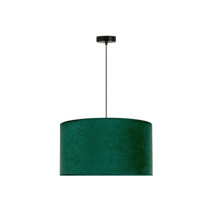 Duolla - Hängeleuchte ROLLER 1xE27/15W/230V d 40 cm dunkelgrün/golden