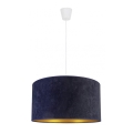 Duolla - Hängeleuchte ROLLER 1xE27/40W/230V d 40 cm blau