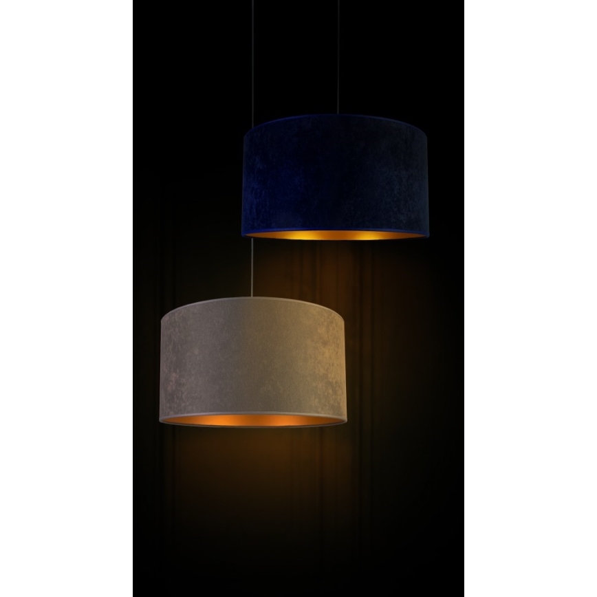 Duolla - Hängeleuchte ROLLER 1xE27/40W/230V d 40 cm blau