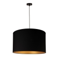 Duolla - Hängeleuchte ROLLER 1xE27/40W/230V d 45 cm schwarz