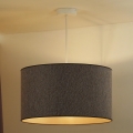 Duolla - Hängeleuchte ROLLER ECO RECYCLING 1xE27/15W/230V d 45 cm braun