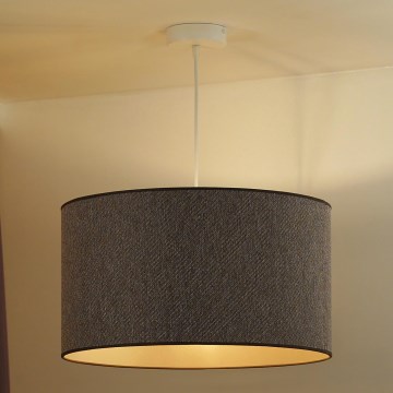 Duolla - Hängeleuchte ROLLER ECO RECYCLING 1xE27/15W/230V d 45 cm braun