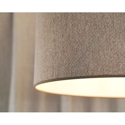 Duolla - Hängeleuchte ROLLER ECO RECYCLING 1xE27/15W/230V d 45 cm braun