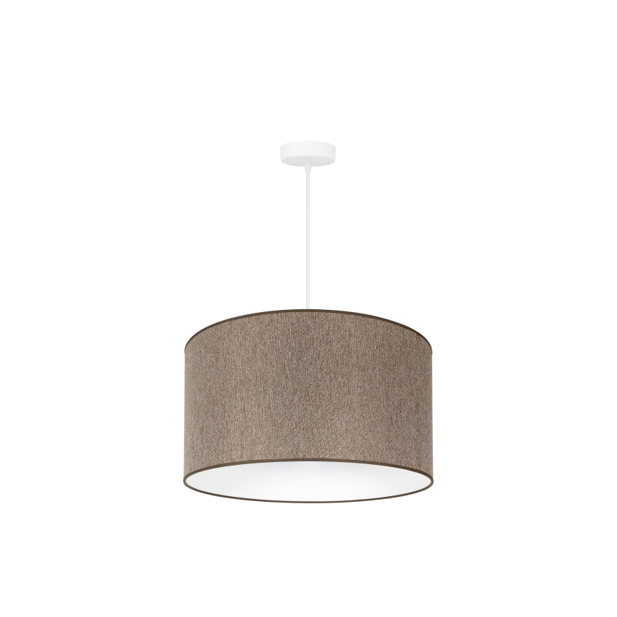 Duolla - Hängeleuchte ROLLER ECO RECYCLING 1xE27/15W/230V d 45 cm braun