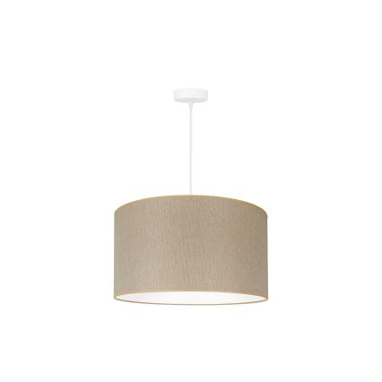 Duolla - Hängeleuchte ROLLER ECO RECYCLING 1xE27/15W/230V d 45 cm cremefarben