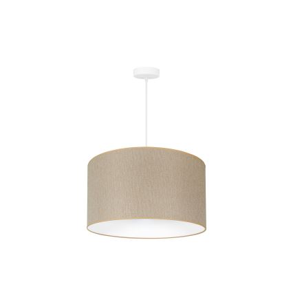 Duolla - Hängeleuchte ROLLER ECO RECYCLING 1xE27/15W/230V d 45 cm cremefarben