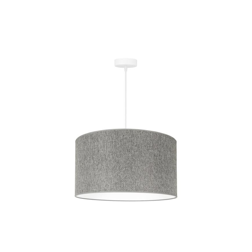 Duolla - Hängeleuchte ROLLER ECO RECYCLING 1xE27/15W/230V d 45 cm grau