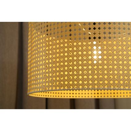 Duolla - Hängeleuchte ROLLER RATTAN 1xE27/15W/230V d 45 cm beige