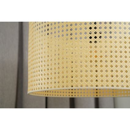 Duolla - Hängeleuchte ROLLER RATTAN 1xE27/15W/230V d 45 cm beige